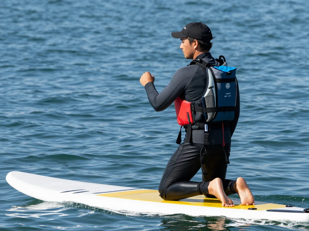 Paddle board abstract scene for Whrexxonfrhrozar
